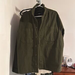 Todd snyder moleskin/cotton (feels like suede) Olive Green military jacket.